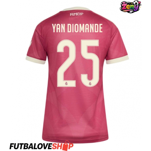 Dres Real Madrid Yan Diomande #25 Tretina pre Ženy 2026-27 Krátky Rukáv